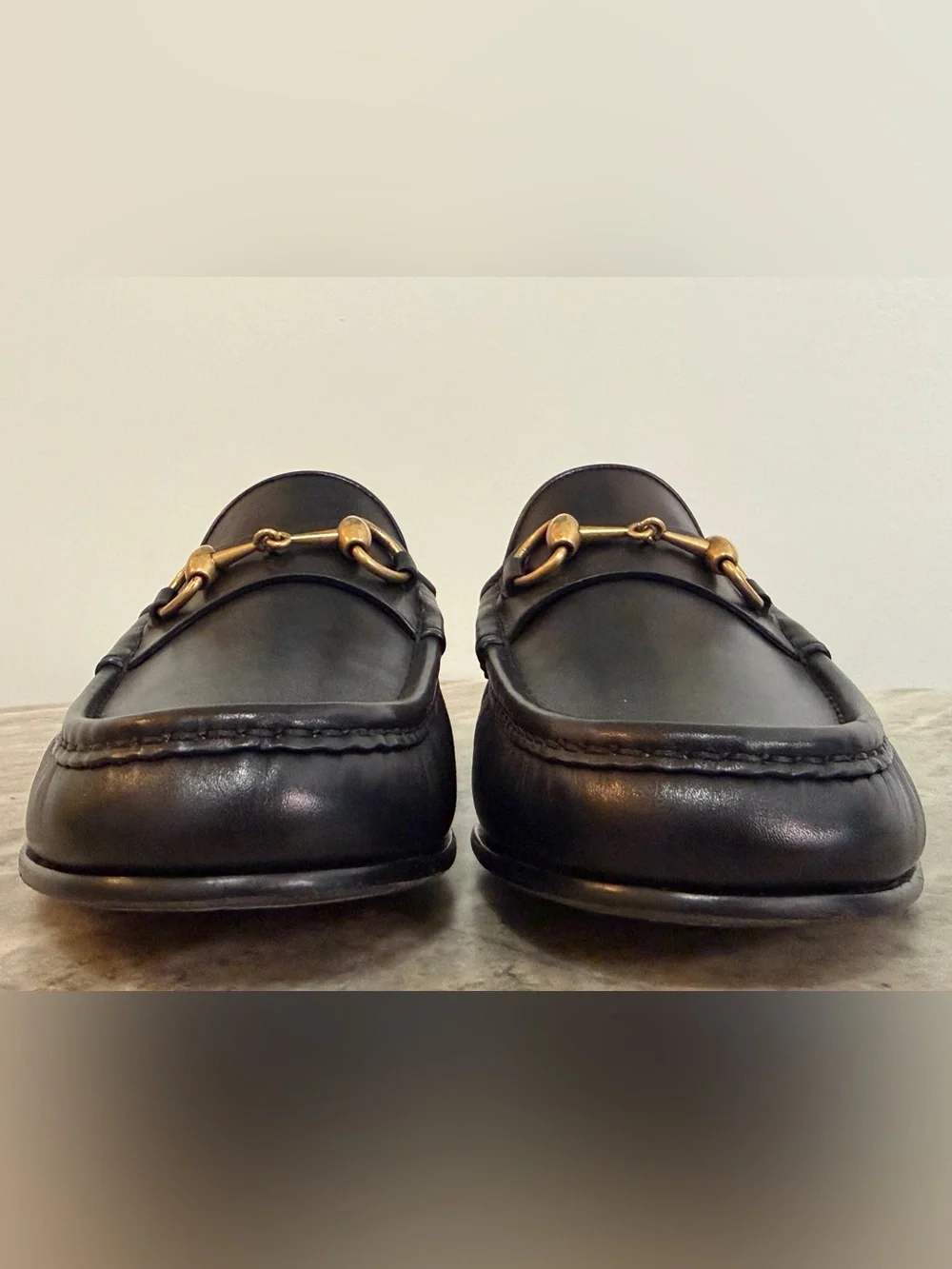 GUCCI 1953 Horsebit Leather Loafer Black Leather 9.5/10 US $1000 Brixton Jordaan